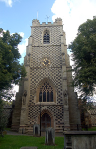The west tower of Saint Mary's September 2009